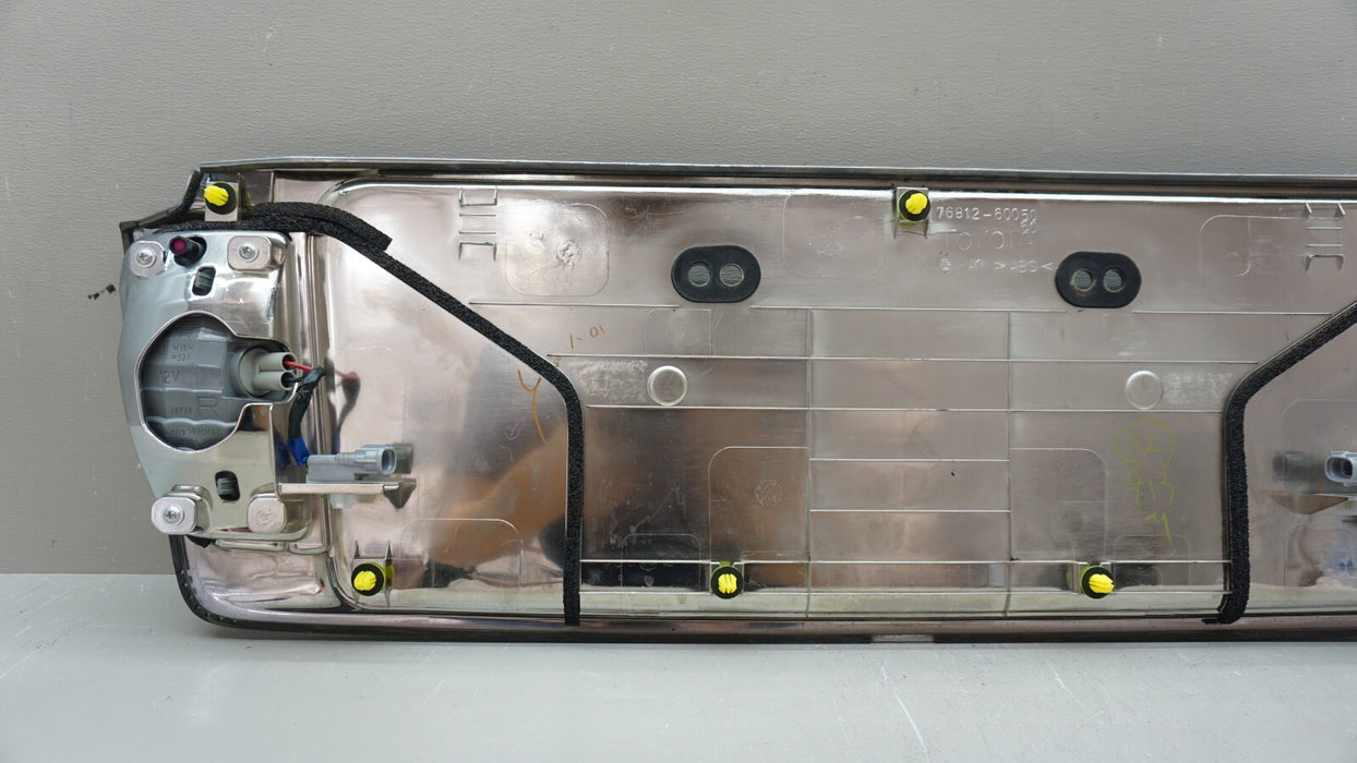 2008-2015 LEXUS LX570 REAR LICENSE PLATE HOLDER PANEL OEM 76812-60200