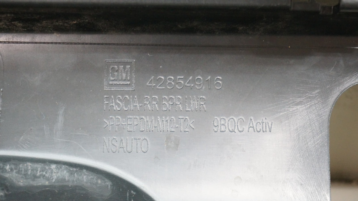 2024-2025 CHEVROLET TRAX REAR LOWER BUMPER VALANCE PANEL OEM 42854916