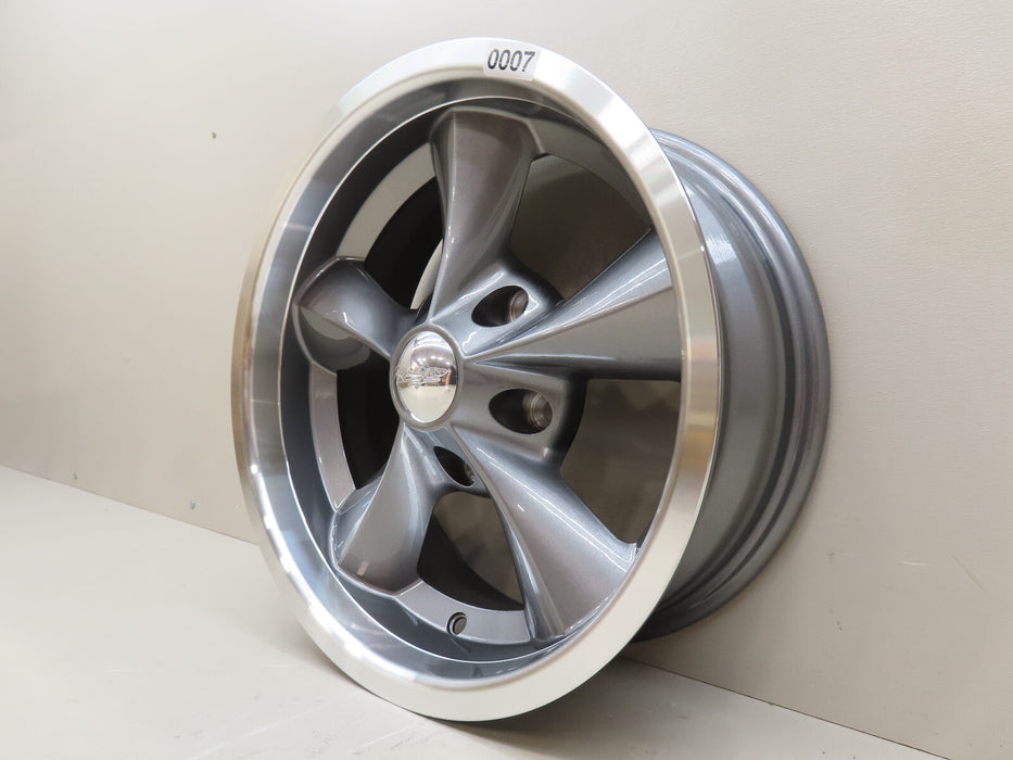 BOYD CODDINGTON WHEELS BC1-5661325G 15X6 GUNMETAL&MACHINED LIP RIM (P)