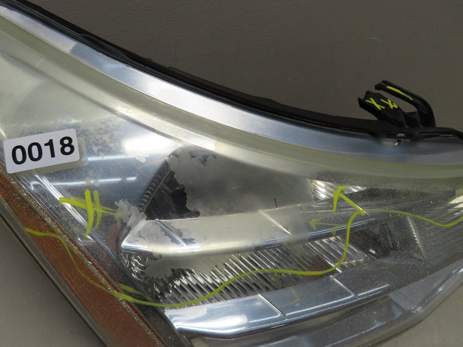 2008-2013 FORD FOCUS FRONT RIGHT PASSENGER SIDE HEADLIGHT HALOGEN OEM
