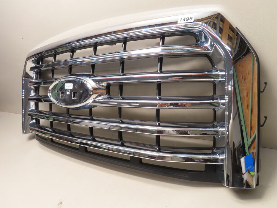 2015-2017 FORD F-150 XLT FRONT GRILLE GRILL  FD217 1C00 CA00 OEM