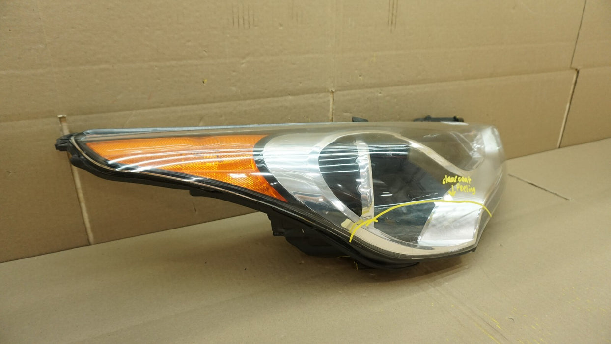 2012-2017 HYUNDAI VELOSTER FRONT RIGHT PASSENGER SIDE HEADLIGHT HALOGEN OEM