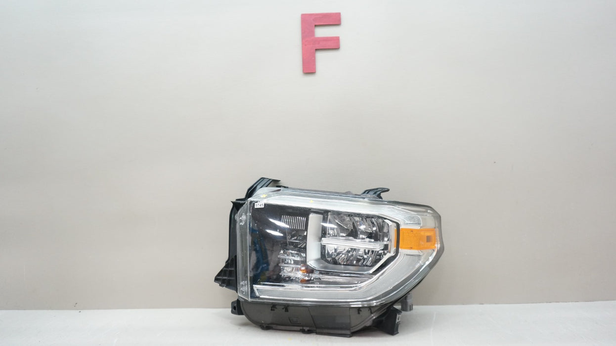 2018-2021 TOYOTA TUNDRA FRONT LEFT DRIVER SIDE LED HEADLIGHT OEM