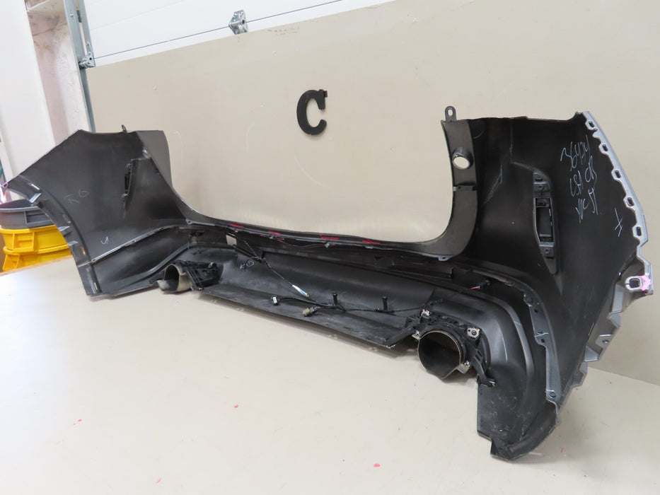 2019-2020 INFINITI QX50 SUV REAR BUMPER COVER W/ LOWER PANEL MUFFLER TIP OEM