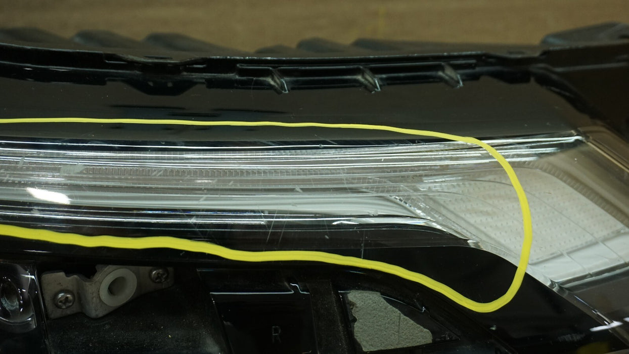 2021-2023 NISSAN PATHFINDER RIGHT PASSENGER SIDE HEADLIGHT LED OEM 26010-6TA6A