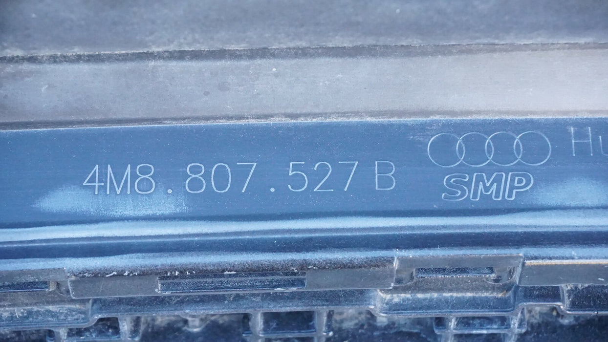 2017-2019 AUDI Q8 REAR BUMPER COVER LOWER VALANCE COVER PANEL 4M8807527B OEM