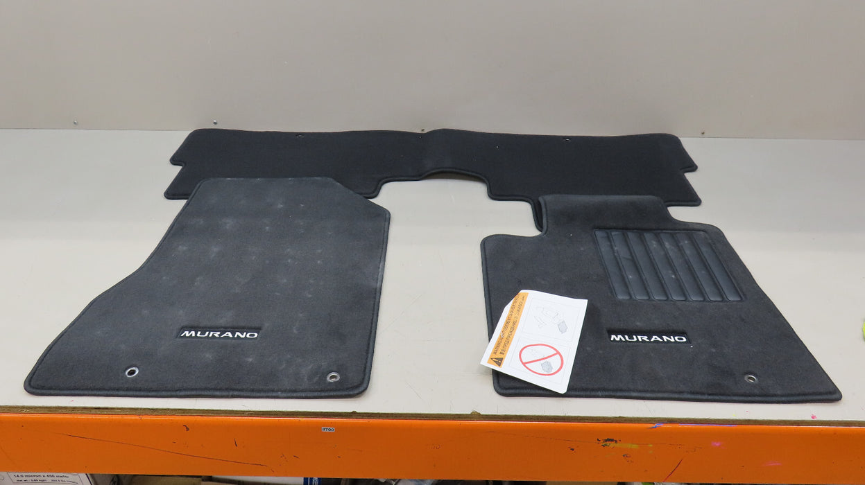 2019-2024 NISSAN MURANO 3 PIECE FLOOR MAT SET OEM