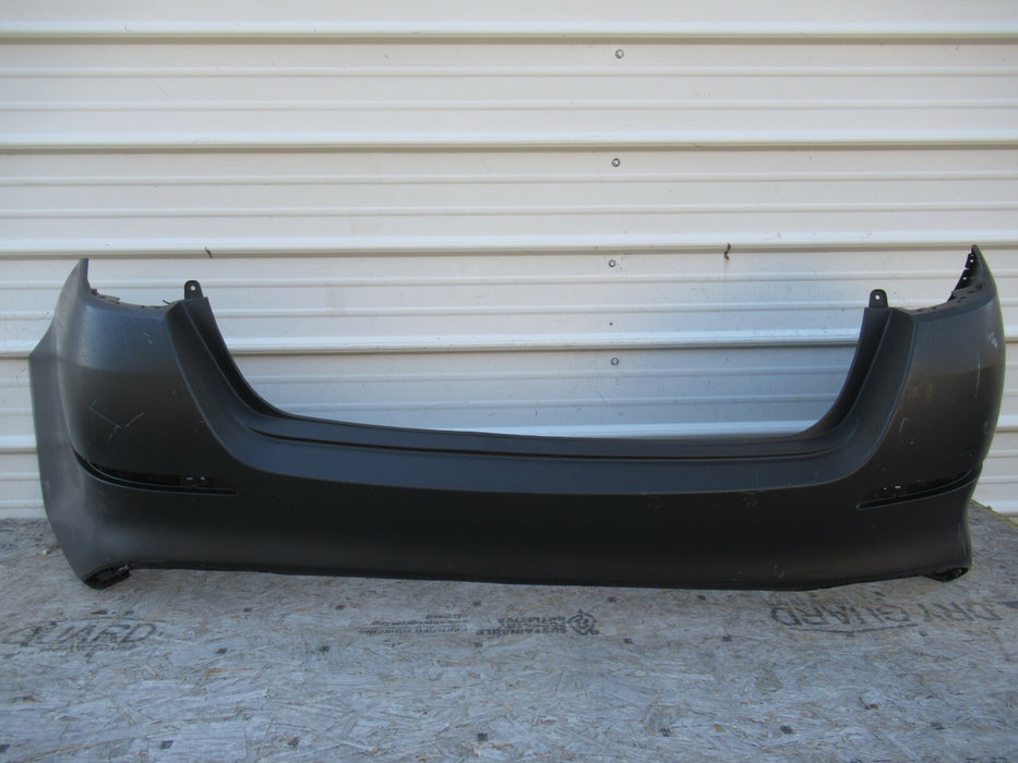 2014-2015 KIA OPTIMA REAR BUMPER COVER PANEL BLACK PLASTIC 91125239 AFTERMARKET