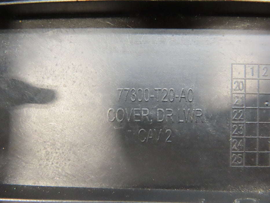 2022-2023 HONDA CIVIC DASHBOARD LEFT LOWER SWITCH BEZEL COVER TRIM OEM