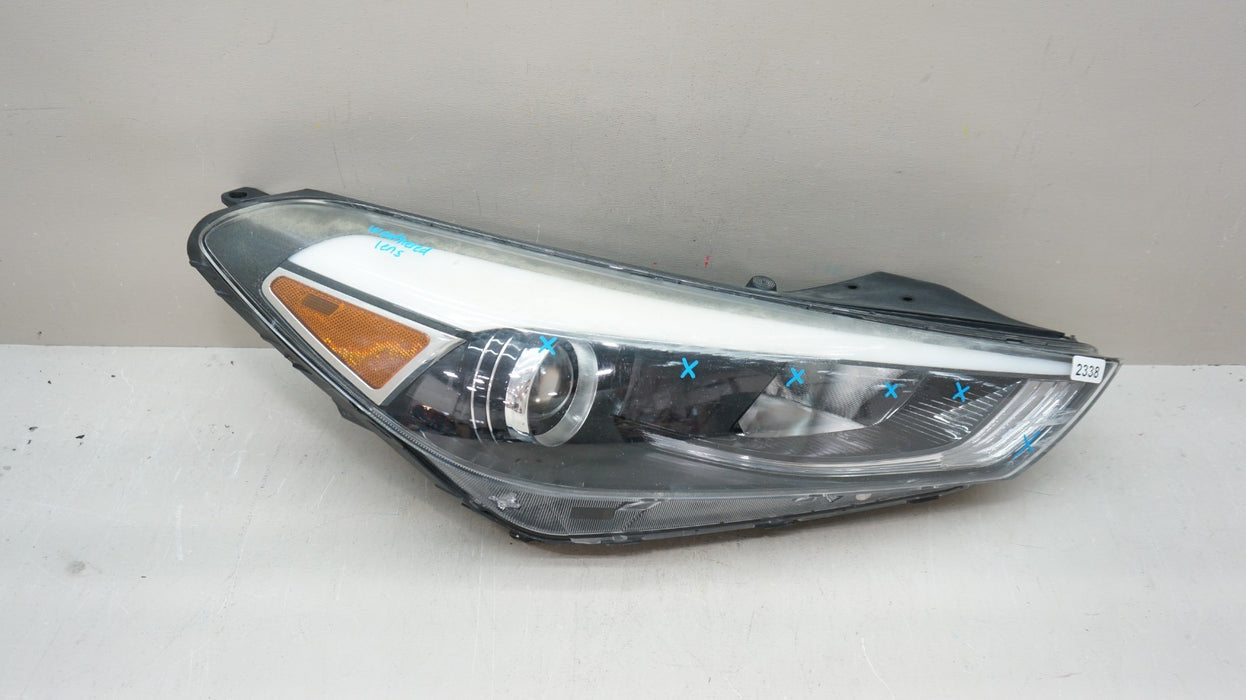 2016-2018 HYUNDAI TUCSON FRONT RIGHT PASSENGER SIDE HALOGEN OEM
