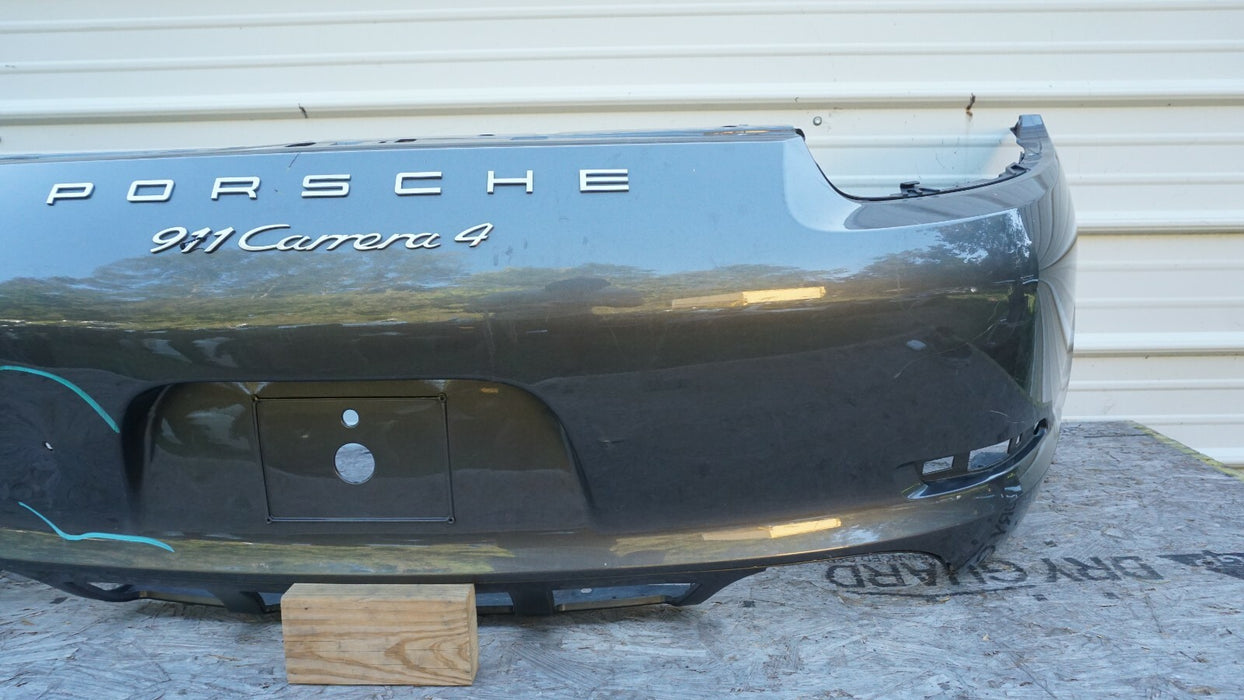 2013-2016 PORSCHE 911 CARERRA 4S REAR BUMPER COVER 99150541105 OEM 13 14 15 16