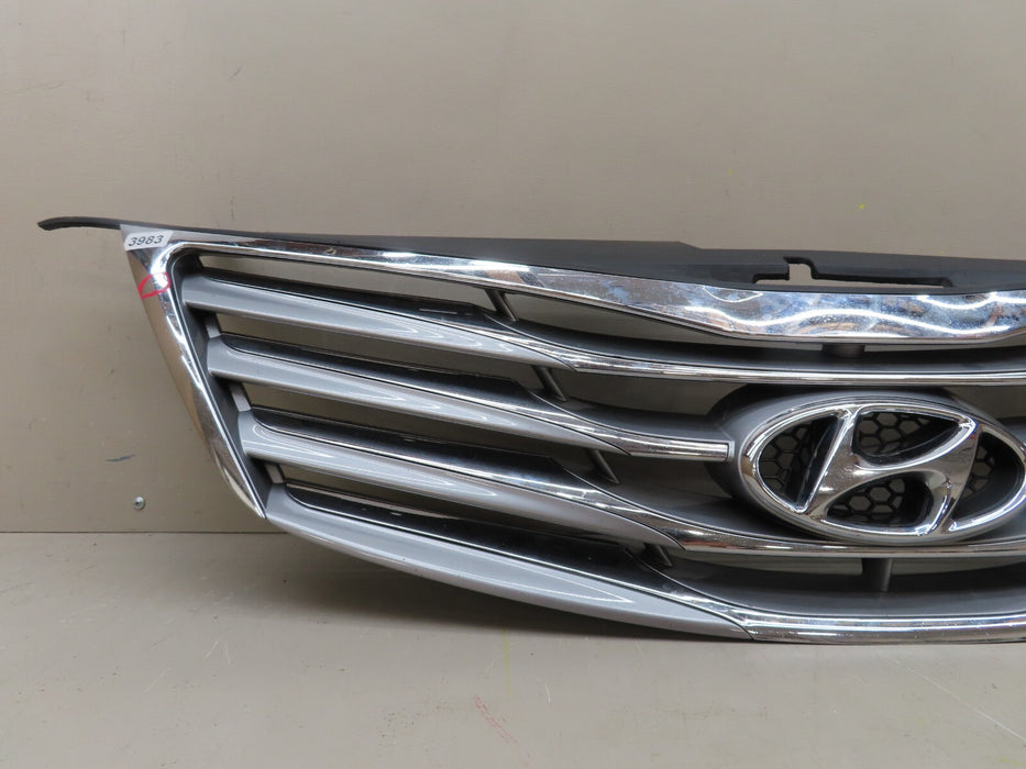 2012-2014 HYUNDAI AZERA FRONT UPPER BUMPER GRILLE W/ EMBLEM OEM 86350-3V000