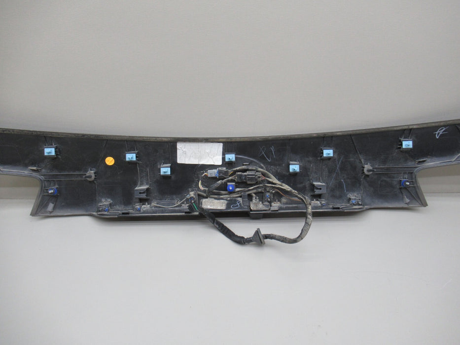 2016-2020 KIA SORENTO REAR TRUNK TAILGATE UPPER FINISH MOLDING W/ CAMERA OEM
