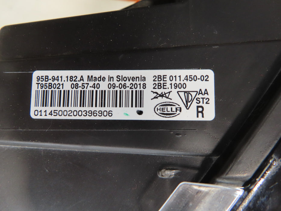 2015-2018 PORSCHE MACAN 95B FRONT RIGHT PASSENGER TURN SIGNAL OEM 95B941182A