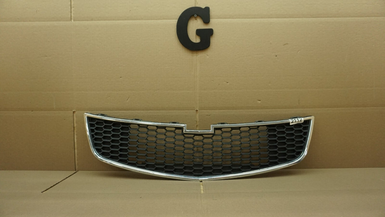 2011-2014 CHEVROLET CRUZE FRONT LOWER GRILL GRILLE CHROME SHELL BLACK GM1200624