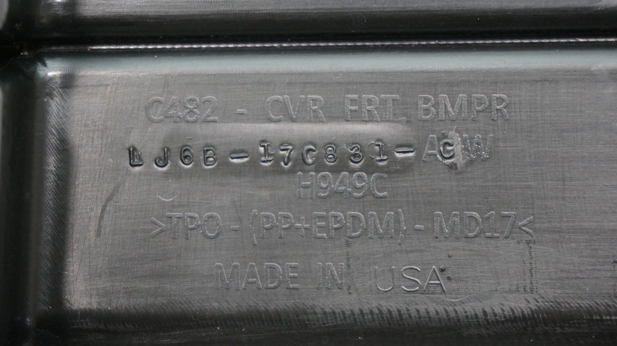 2020-2021 FORD ESCAPE FRONT LOWER BUMPER COVER VALANCE LJ6B-17C831-ACW OEM