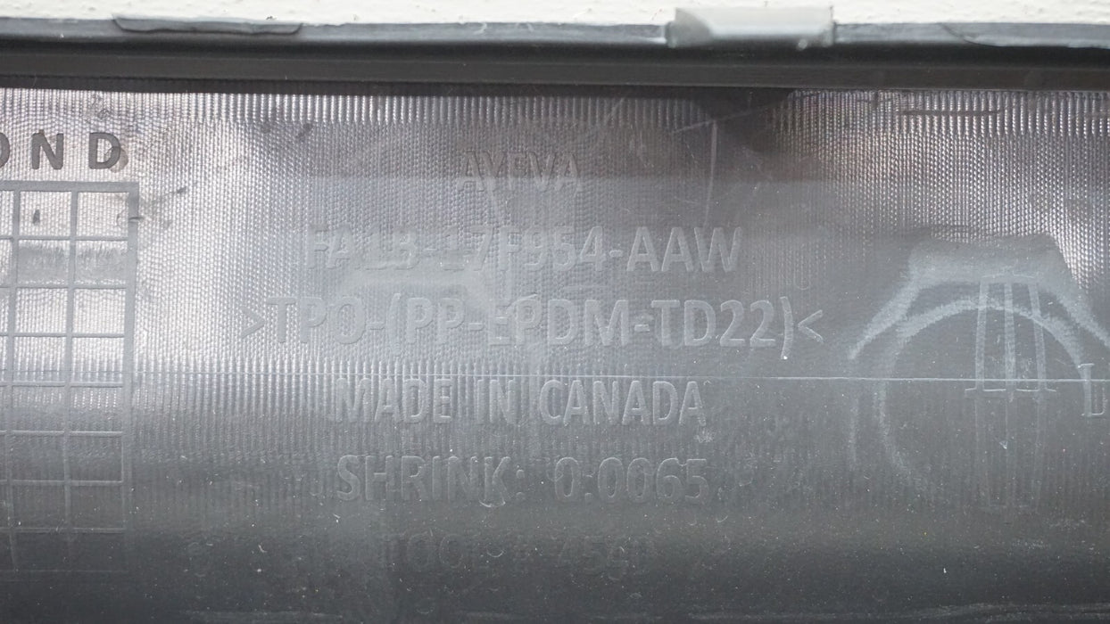 2016-2018 LINCOLN MKX REAR LOWER BUMPER COVER PANEL PLASTIC OEM FA1B-17F954-AAW