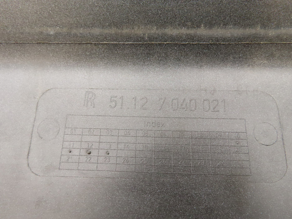 2010-2012 ROLLS ROYCE PHANTOM REAR BUMPER COVER OEM 51127040021