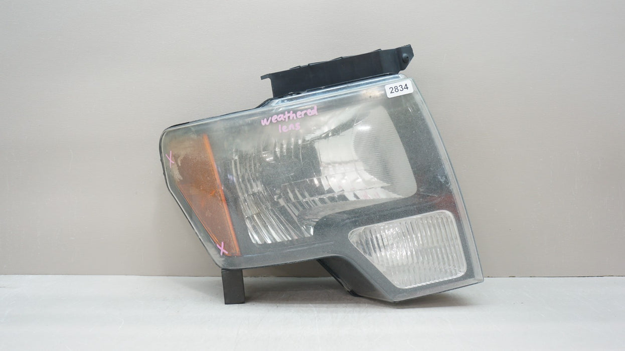 2009-2014 FORD F-150 FRONT RIGHT PASSENGER SIDE HALOGEN HEADLIGHT OEM