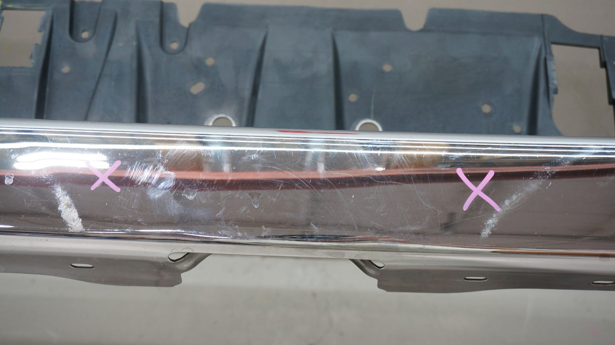 2019-2024 DODGE RAM 2500 3500 REAR CHROME METAL BUMEPR COVER 68576316AA OEM