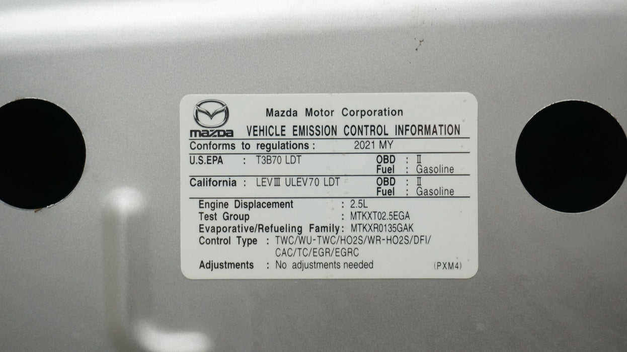 2016-2023 MAZDA CX-9 FRONT HOOD BONNET COVER OEM (HAIL DAMAGE)