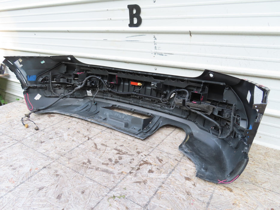 2016-2018 AUDI Q3 S-LINE REAR BUMPER COVER W/ PDC SENSOR HARNESS OEM 8U0807385C