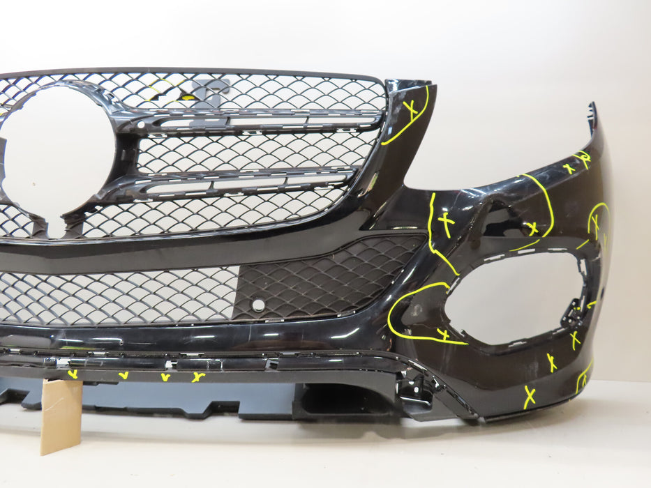 2016-2018 MERCEDES-BENZ GLE350 FRONT BUMPER COVER W/GRILLE OEM