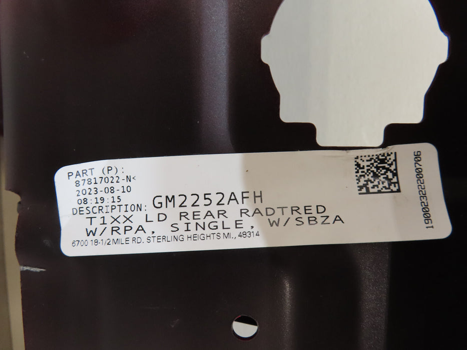 2019-2023 GMC SIERRA CHEVROLET SILVERADO 1500 REAR BUMPER METAL OEM