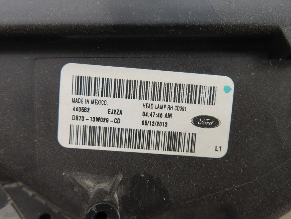 2013 - 2016 FORD FUSION FRONT RIGHT PASSENGER SIDE HEADLIGHT LAMP HALOGEN OEM
