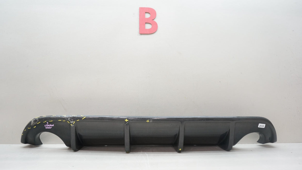 2014-2017 INFINITI Q50 REAR LOWER CARBON FIBER DIFFUSER AFTERMARKET