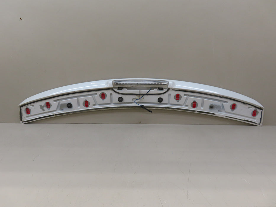 2012-2014 SUBARU LEGACY REAR WHITE TRUNK SPOILER OEM E721SAJ010