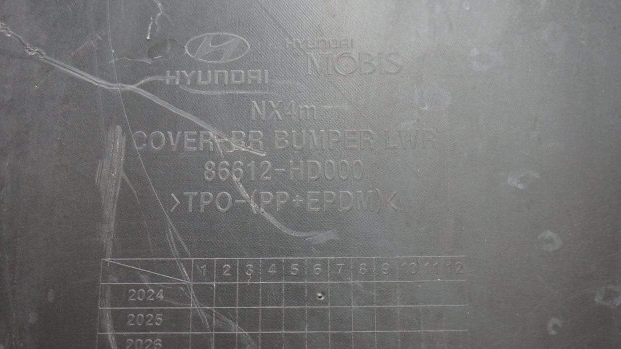 2025-2026 HYUNDAI TUCSON REAR BUMPER COVER OEM 86612-HD000