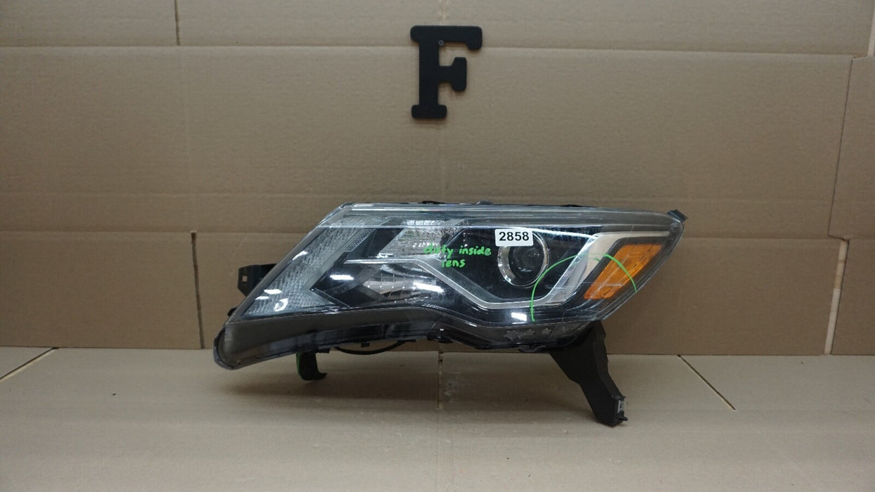 2017-2020 NISSAN PATHFINDER FRONT LH LEFT DRIVER SIDE HEADLIGHT OEM 17 18 19 20