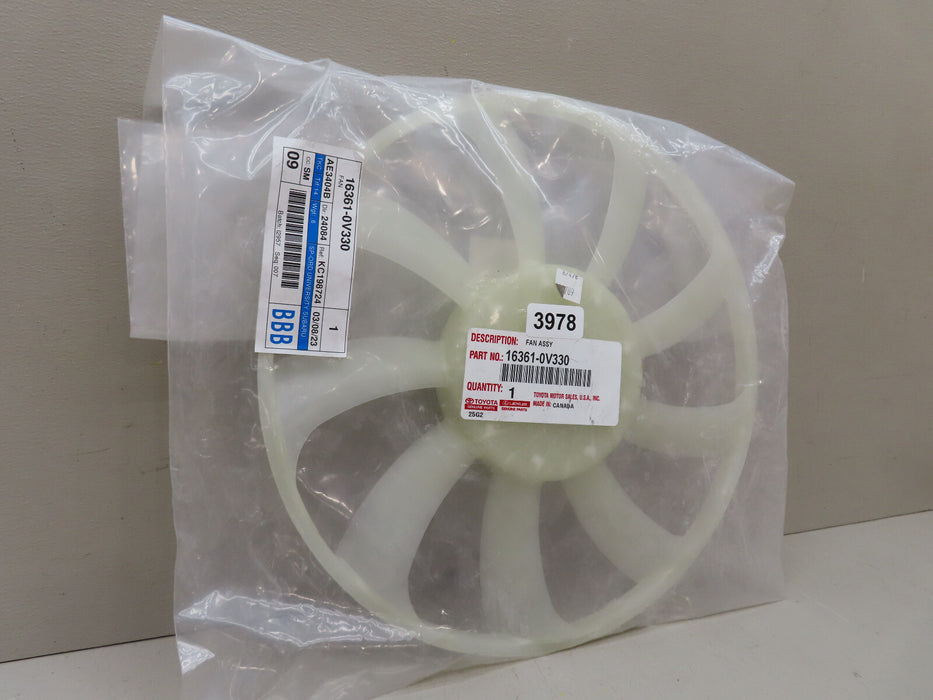 2013-2018 TOYOTA RAV4 ENGINE COOLING FAN BLADE OEM 16361-0V330