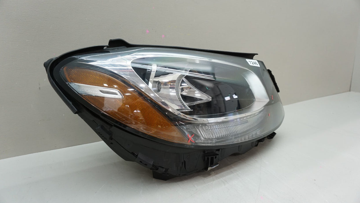 2015-2018 MERECEDES-BENZ C-CLASS FRONT RIGHT PASSENGER SIDE HEADLIGHT HALOGEN OE