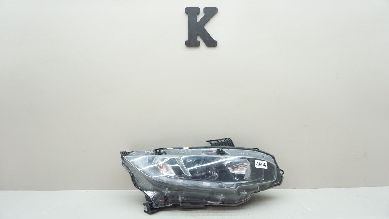 2016-2018 HONDA CIVIC FRONT RH RIGHT PASSENGER SIDE HALOGEN HEADLIGHT OEM