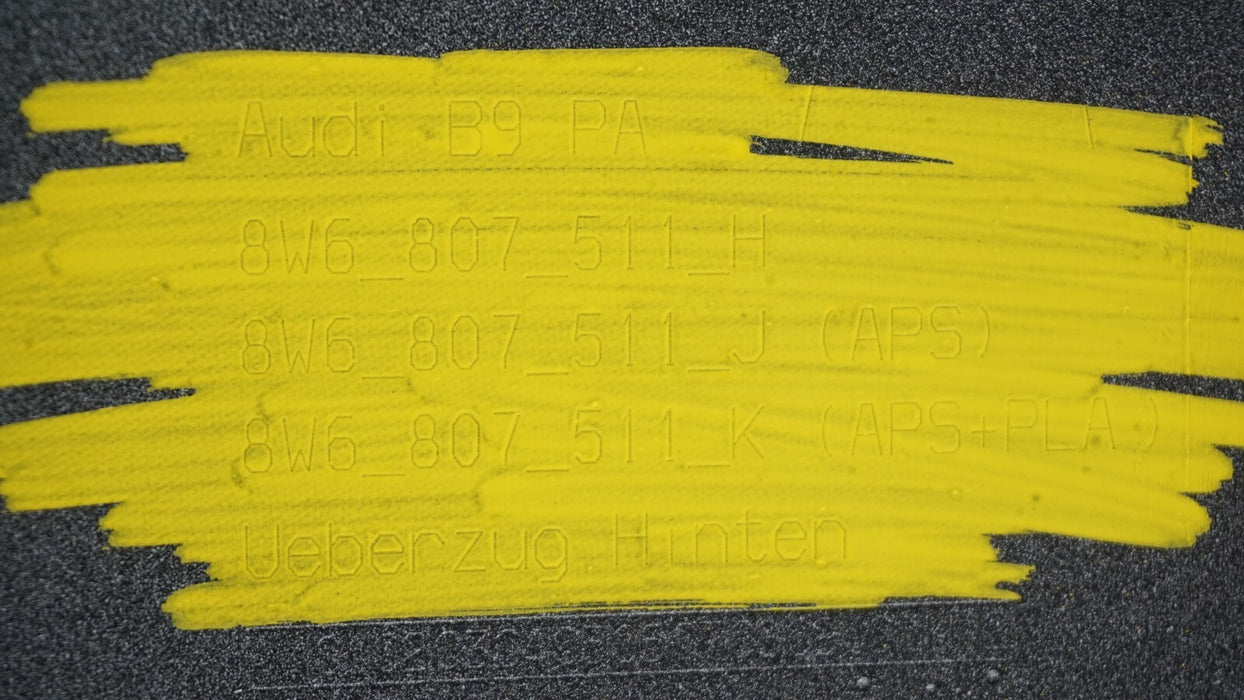 2019-2021 AUDI A5 S5 REAR BUMPER COVER 8W6-807-511-H OEM 19 20 21