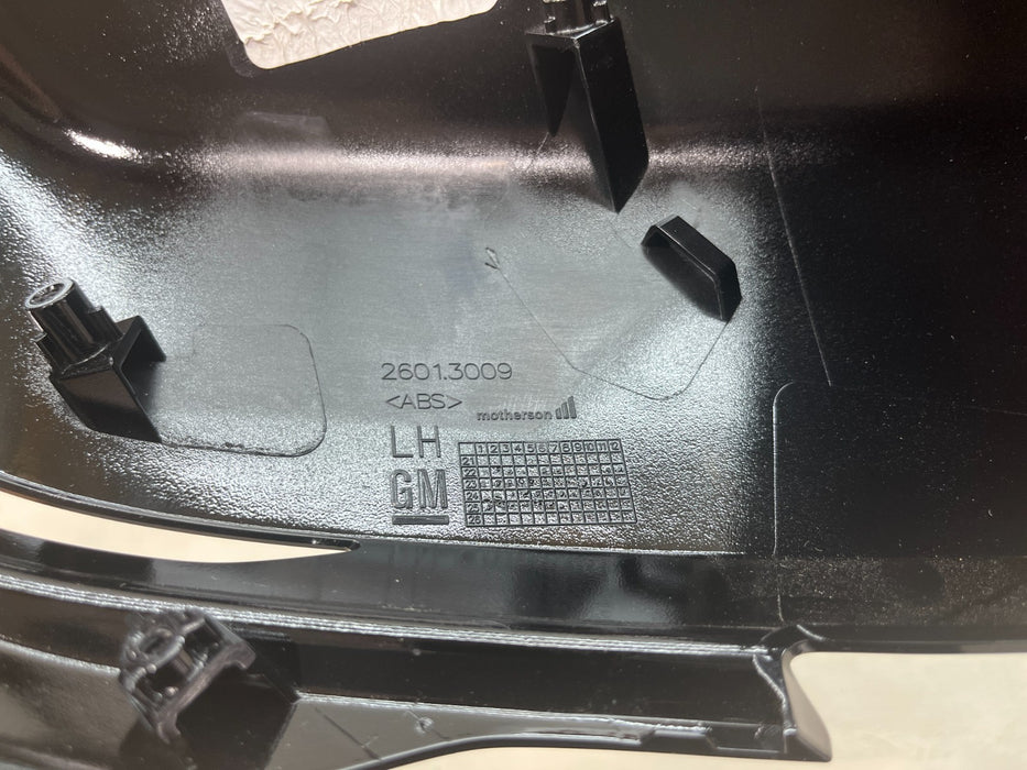 2024-2026 CADILLAC LYRIQ LH LEFT DRIVER MIRROR CAP COVER BLACK OEM 86824529