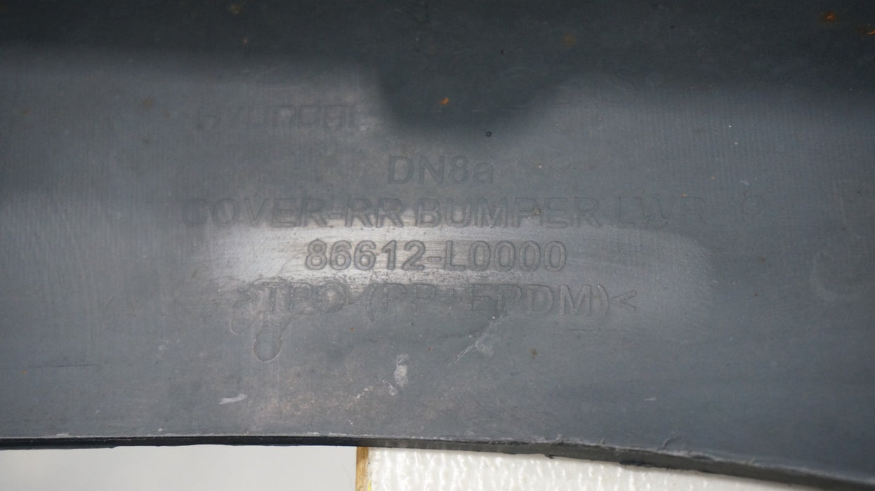 2020-2023 HYUNDAI SONATA REAR LOWER BUMPER VALANCE PANEL OEM 86612-L0000