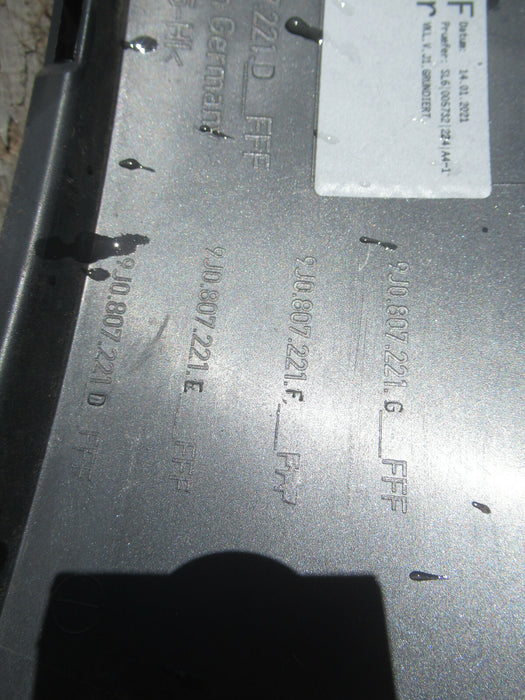 2020 2021 2022 PORSCHE TAYCAN FRONT BUMPER COVER OEM
