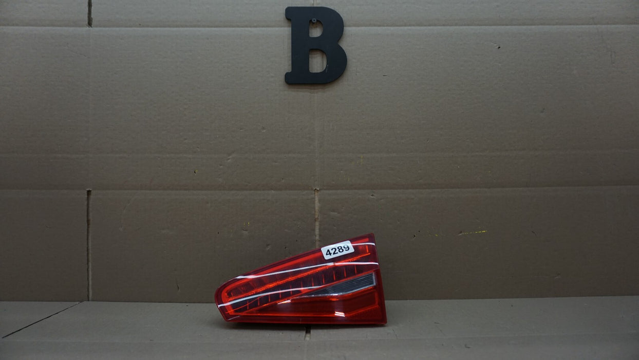 2013-2016 AUDI A4 S4 REAR RIGHT PASSENGERS SIDE TRUNK INNER LED TAIL LIGHT OEM