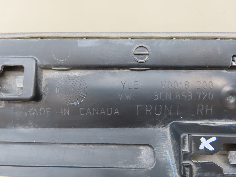 2018-2025 VOLKSWAGEN ATLAS FRONT RIGHT PASSENGER SIDE LOWER DOOR MOLDING OEM