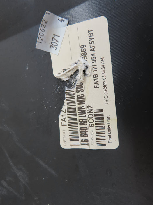 2016-2018 LINCOLN MKX LOWER REAR BUMPER COVER OEM FA1B-17F954-AAW
