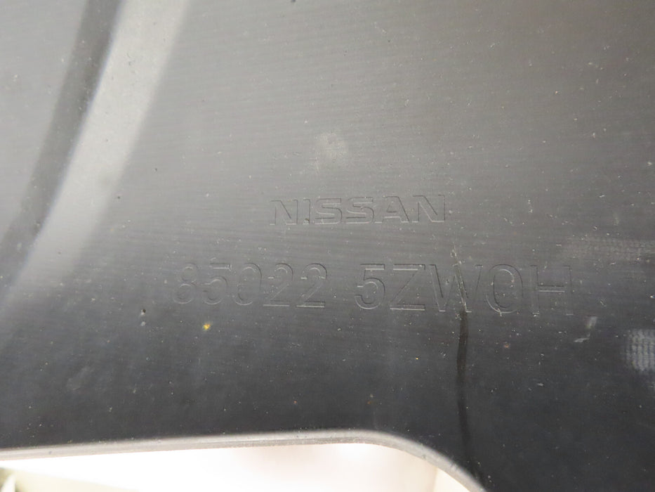 2017-2018 NISSAN ARMADA REAR BUMPER COVERW/SENSOR HOLES  OEM 85022 5ZW0H