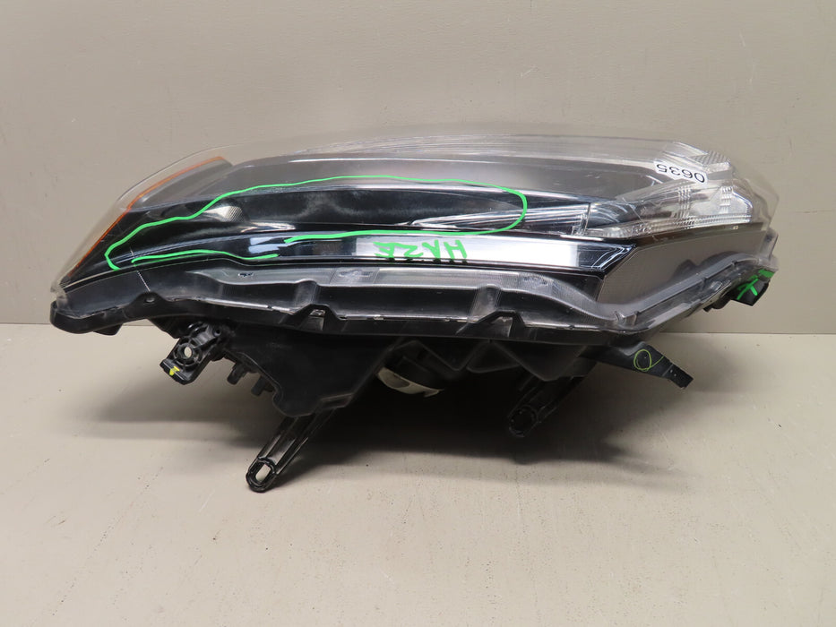 2014 2015 2016 NISSAN ROGUE LEFT LH HALOGEN W/LED HEADLIGHT LAMP OEM