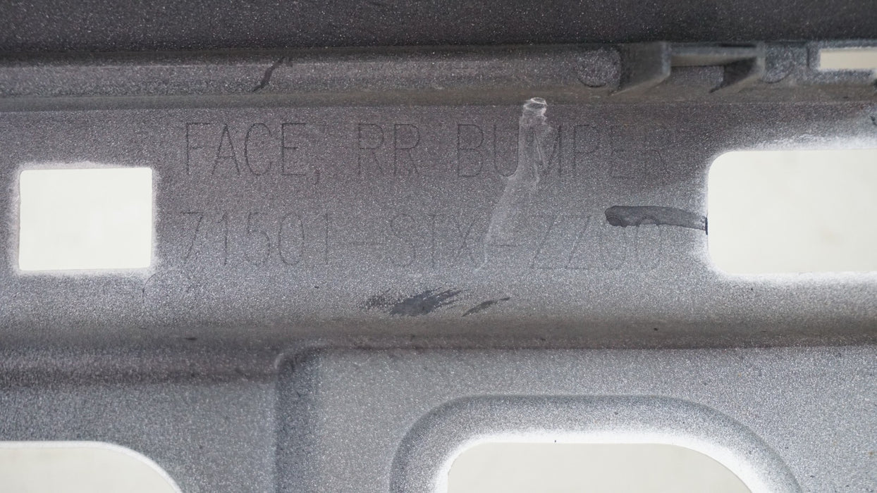 2010-2013 ACURA MDX BASE REAR BUMPER COVER PANEL OEM 71501STXZZ00