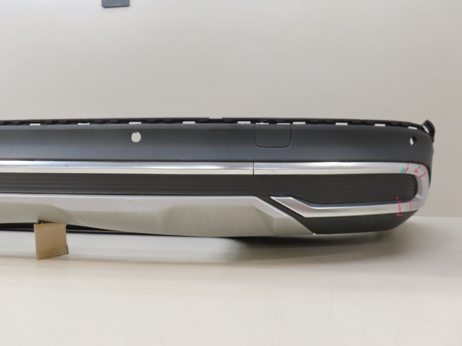 2017-2019 AUDI Q7 REAR LOWER VALANCE BUMPER COVER OEM 4M0.807.521 J