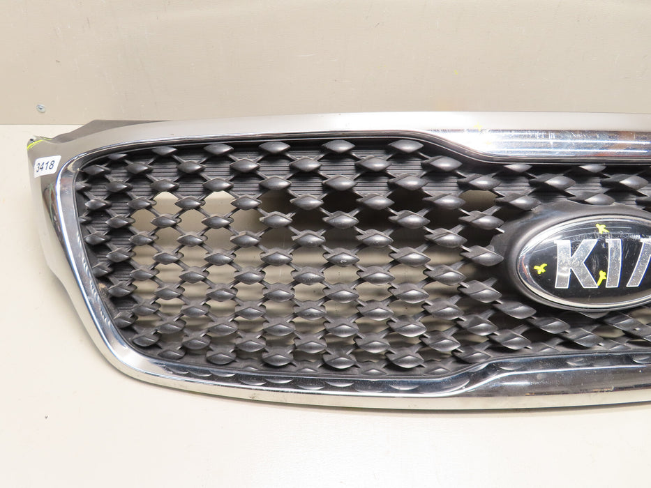 2016 2017 2018 KIA SORENTO UPPER FRONT GRILLE GRILL OEM 86366-C6000
