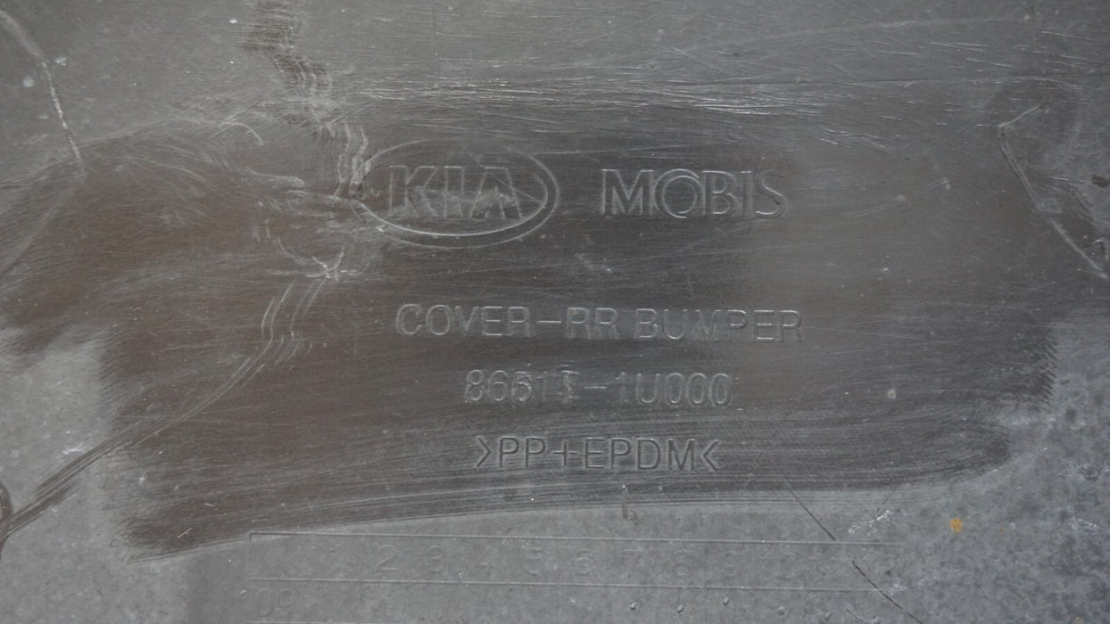 2011-2013 KIA SORENTO REAR LOWER BUMPER COVER VALANCE OEM