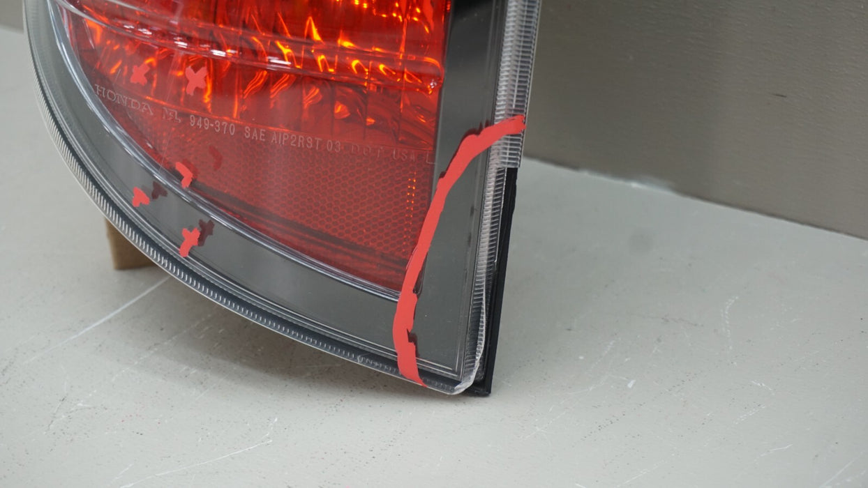 2006-2008 HONDA RIDGELINE LH LEFT DRIVER SIDE TAIL LIGHT OEM 11255 A31L